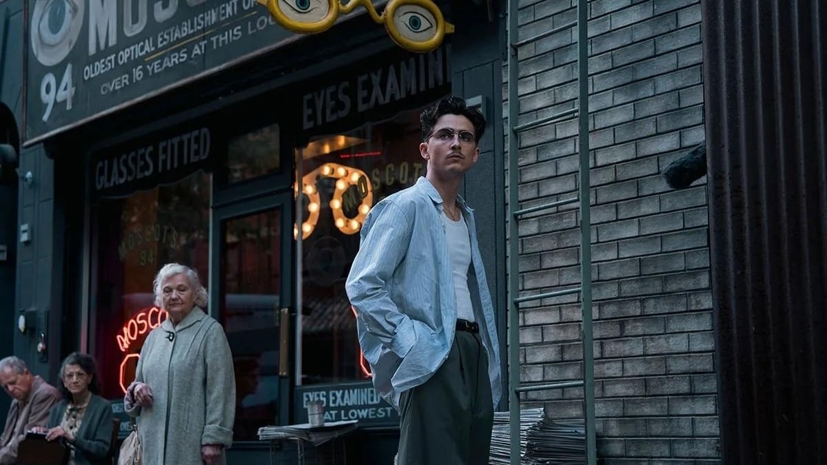 Fotograma de Timothée Chalamet en 'Marty Supreme'