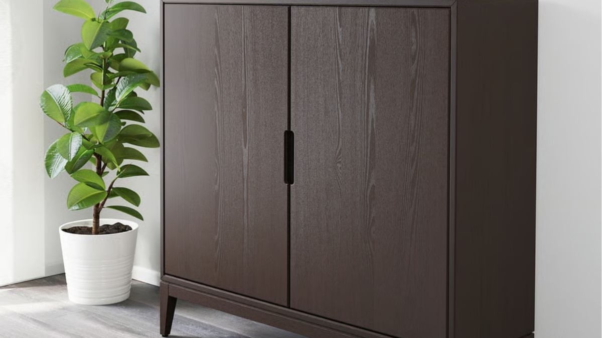 mueble de almacenaje marrón REGISSÖR