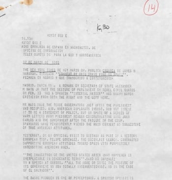 Exteriores 'desclasifica' un artículo del New York Times para desempolvar el conflicto [...]