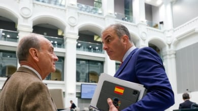 Vox escenifica su ruptura en el pleno de Cibeles: votaciones distintas y "un mes" para que Ortega Smith se marche