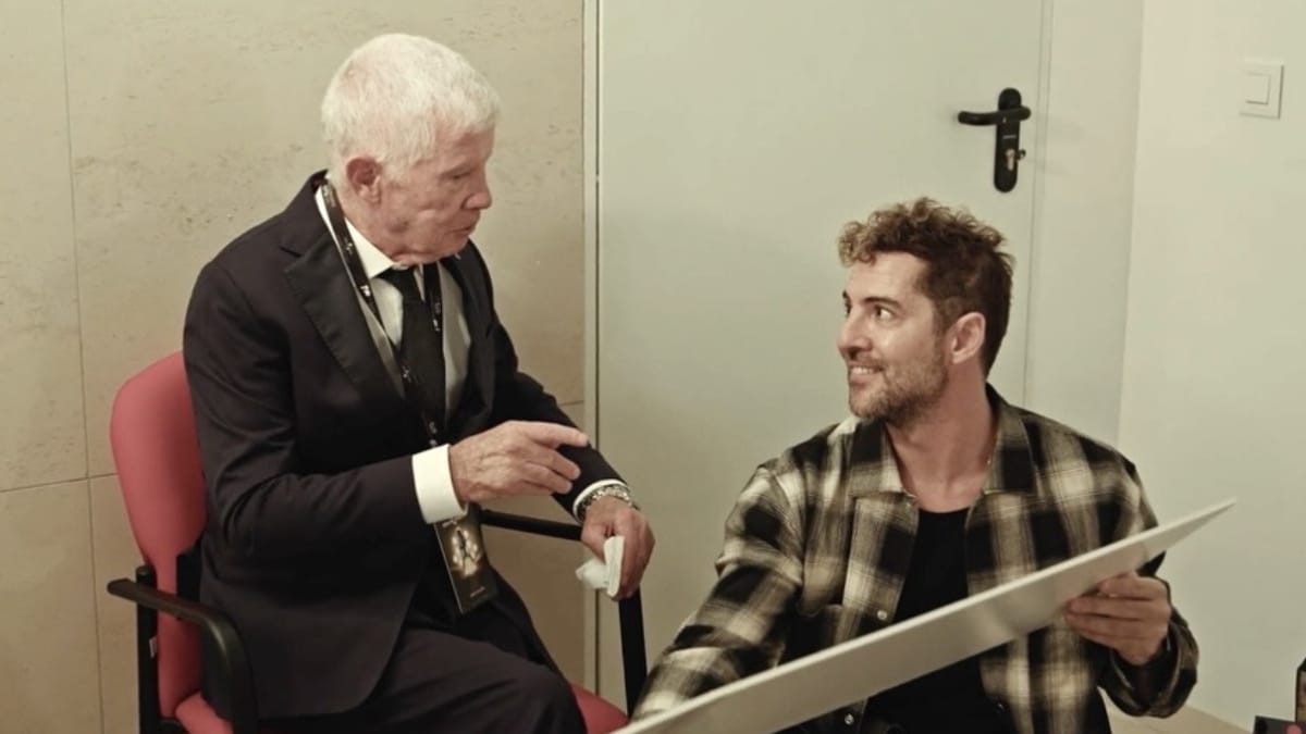 David Bisbal junto a su padre, José Bisbal Carrillo