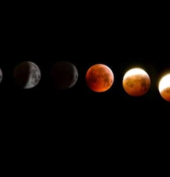 Calendario lunar de febrero 2026: luna llena, eclipse y lluvias de estrellas