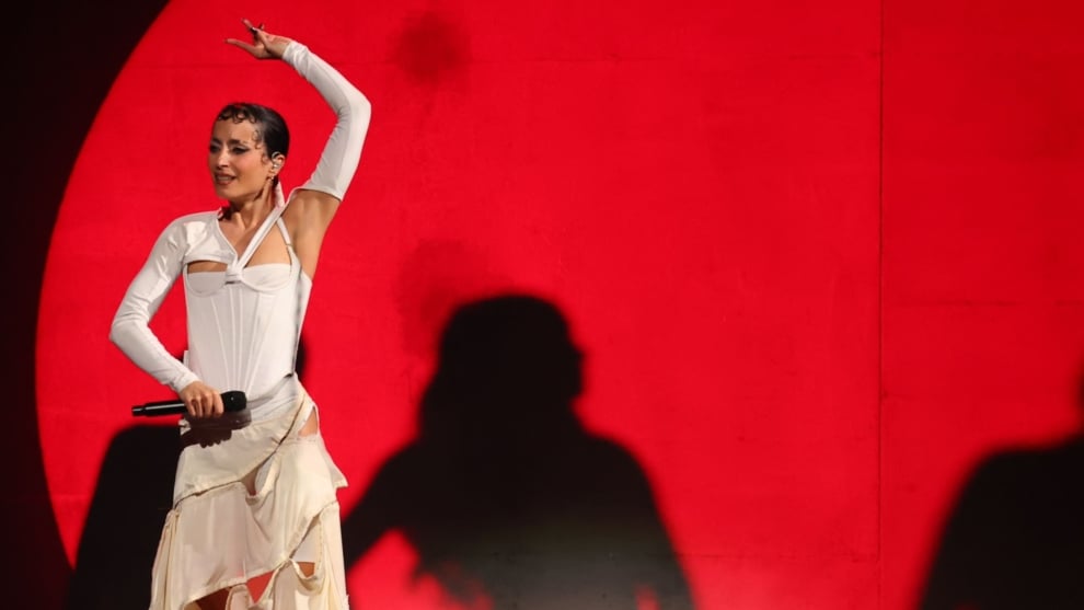 Rosalinda Galán durante los ensayos del Benidorm Fest 2026