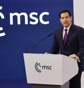 Marco Rubio tiende la mano: "EEUU quiere una Europa fuerte, una Europa [...]