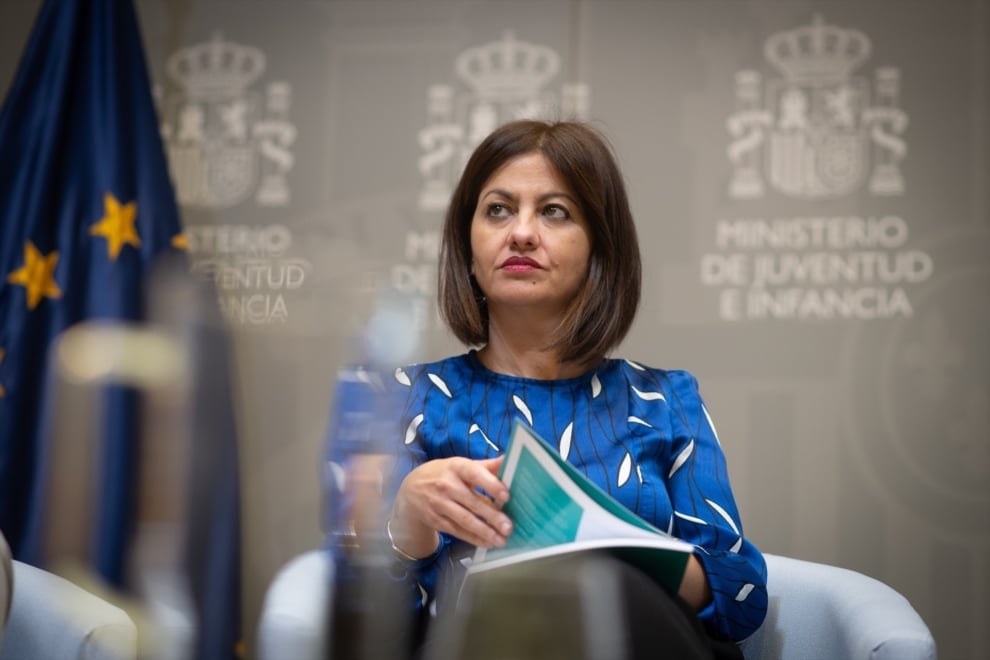 La ministra de Juventud e Infancia, Sira Rego, en el Ministerio