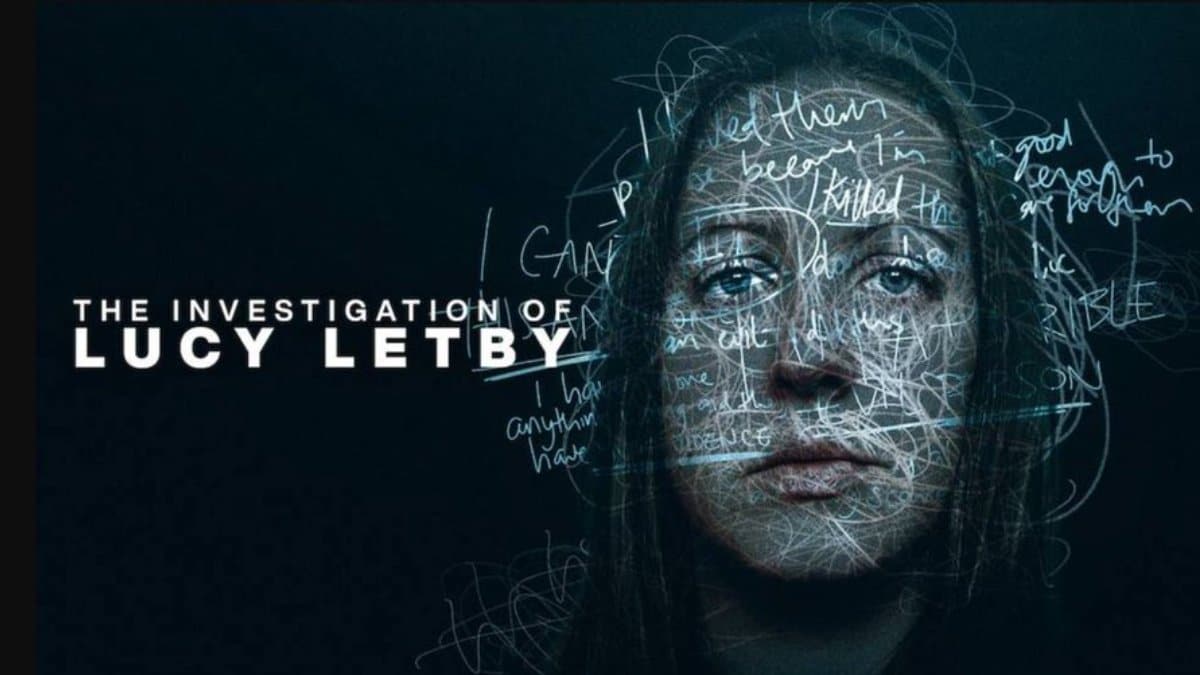 Cartel promocional del documental de Lucy Letby