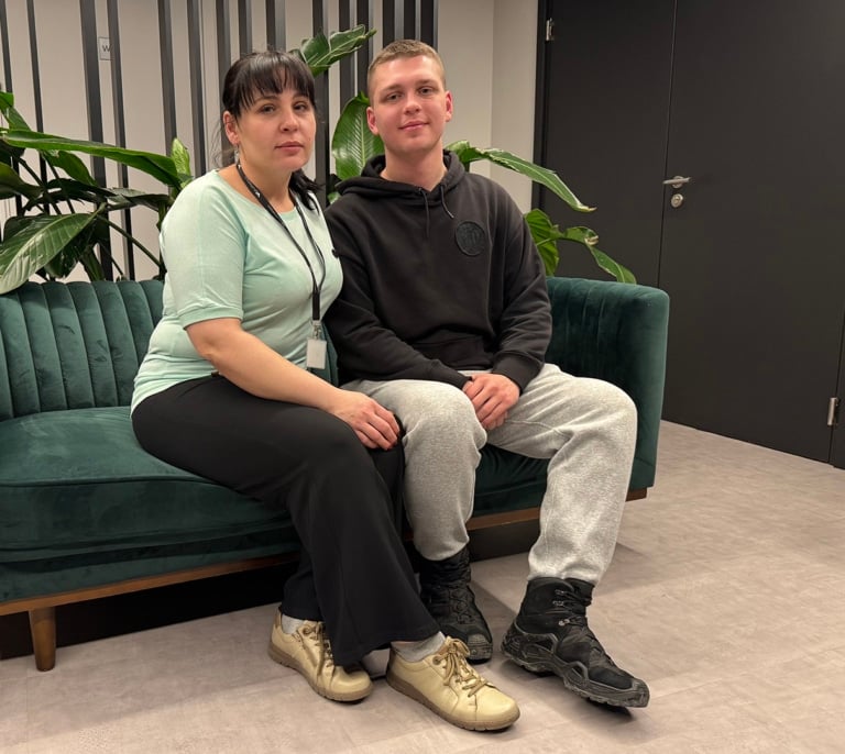 "Queremos echar raíces en Polonia porque no sabemos hasta cuándo habrá guerra en Ucrania"