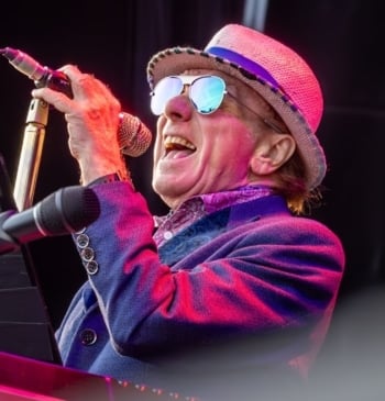 Van Morrison durante su actuación en las Noches del Botánico de 2025.