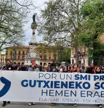 Los sindicatos nacionalistas llaman a parar hoy Euskadi y Navarra por un [...]