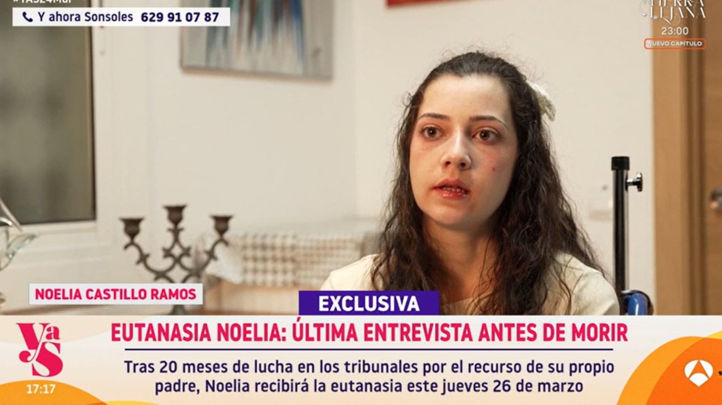 Noelia, Sampedro: un pasado que estremece, un presente que aterra