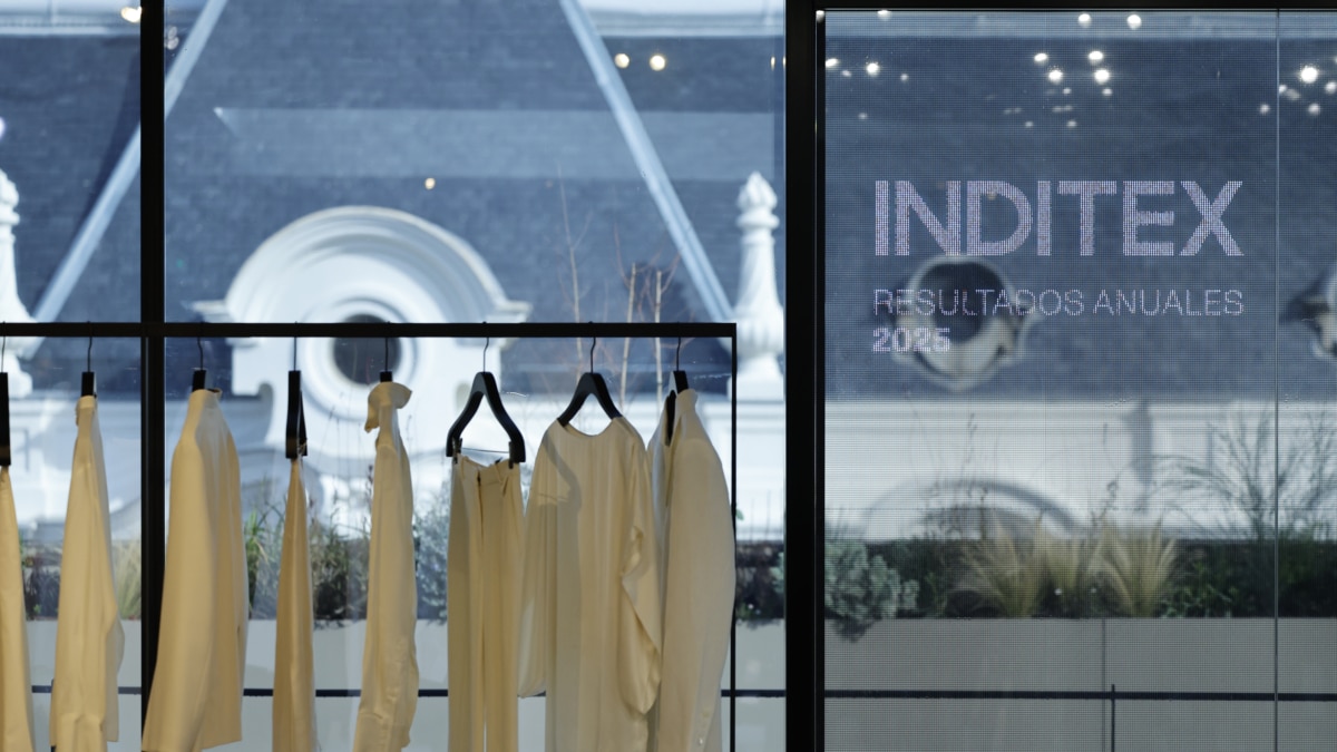 Vista de la tienda de Zara en la que el consejero delegado de Inditex, Óscar García Maceiras, ha presentado los resultados anuales.