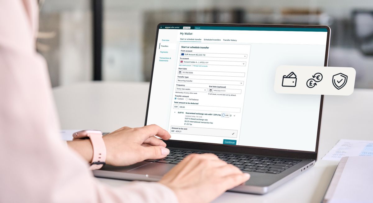 Amazon lanza Seller Wallet, herramienta de gestión de fondos para facilitar a los vendedores la gestión de sus operaciones internacionales