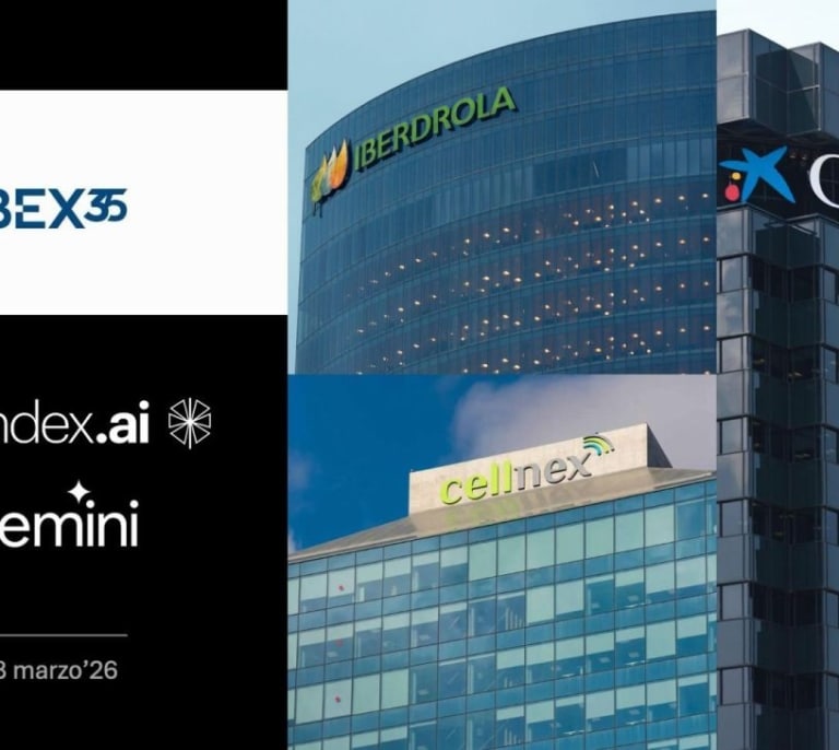 Iberdrola, Cellnex y Caixabank lideran la reputación del IBEX35 para Google Gemini, según Repindex
