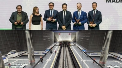 La prolongación de la Línea 3 de Metro de Madrid, ejecutada por Azvi, reconocida como Mejor Obra por Caminos Madrid