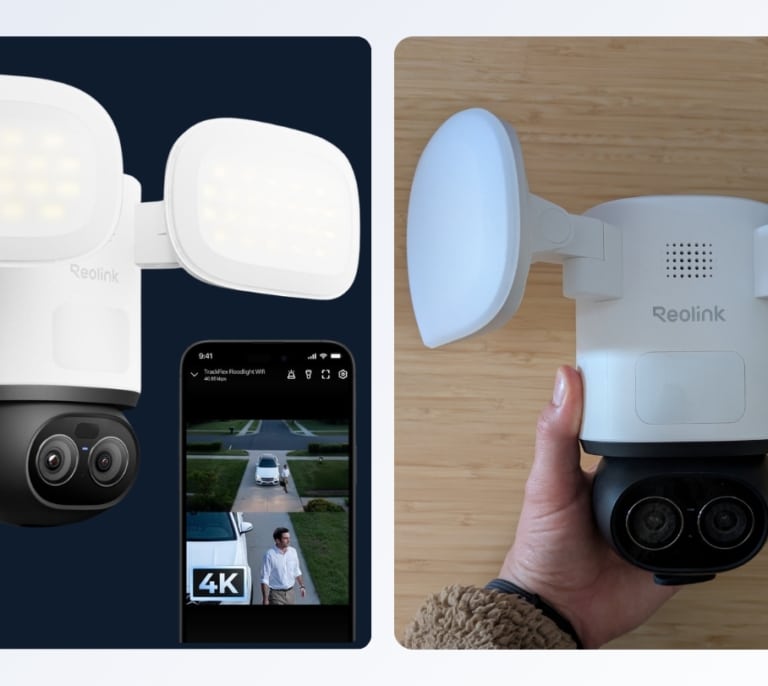 [Testado en mano] Análisis Reolink TrackFlex: Vigilancia exterior 4K con doble lente y foco