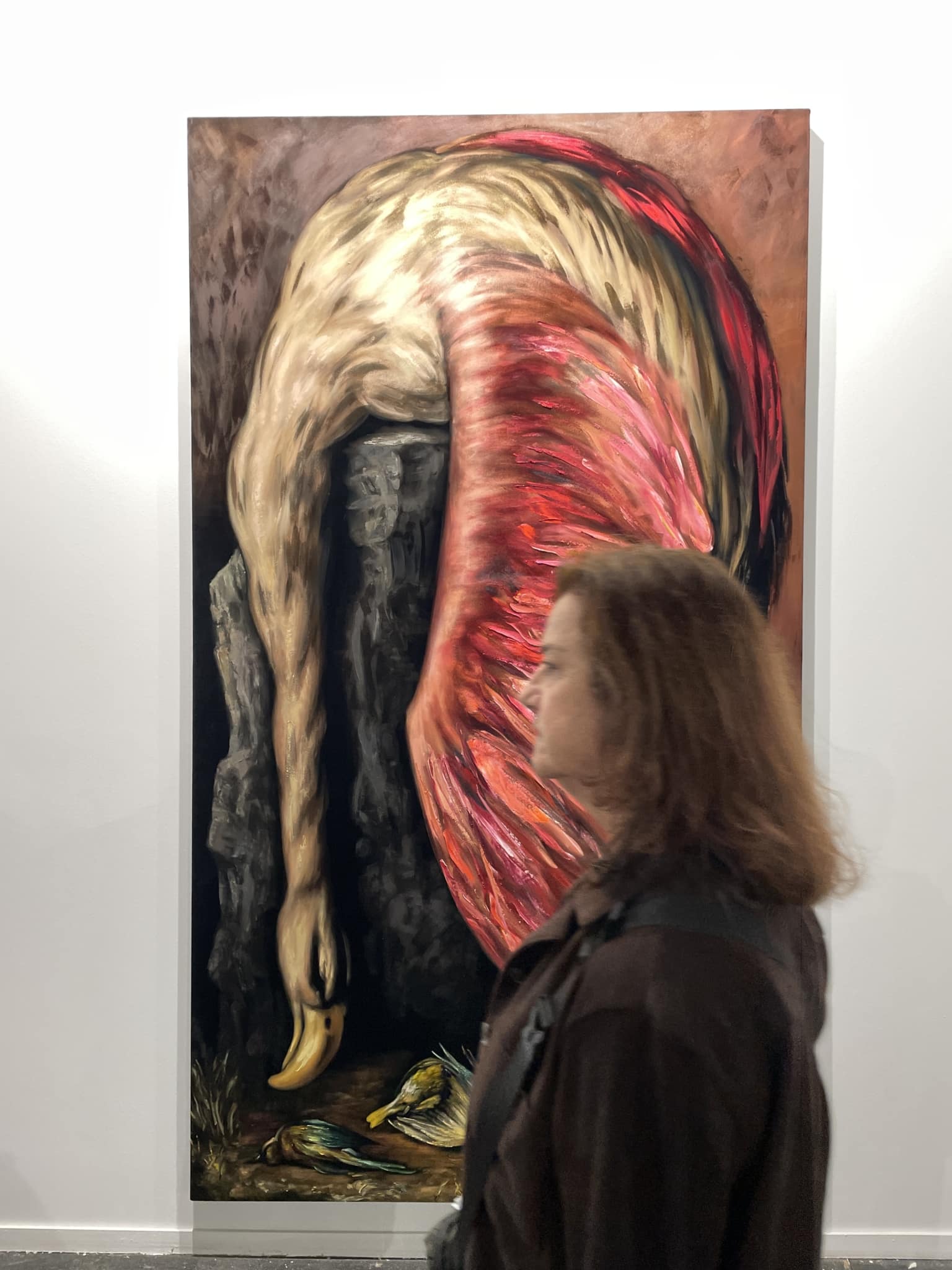 El flamenco sobre terciopelo de Jorge Diezma expuesto en ARCO.