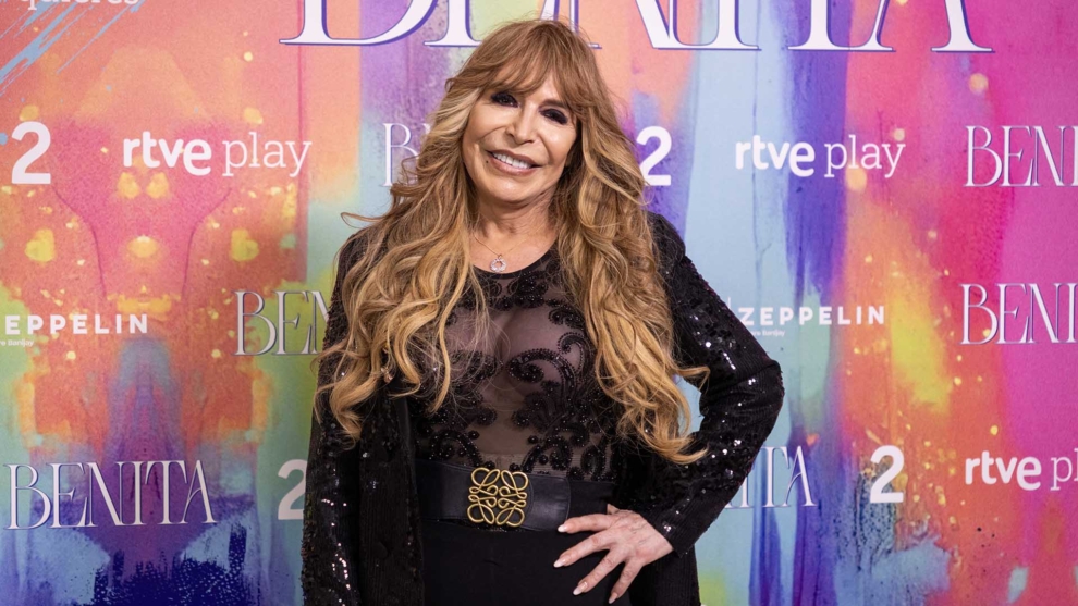 Benita durante la presentación de su docuserie en RTVE