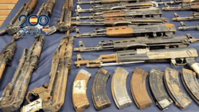 El "arsenal de guerra" con el que los narcos protegen sus “guarderías de droga”