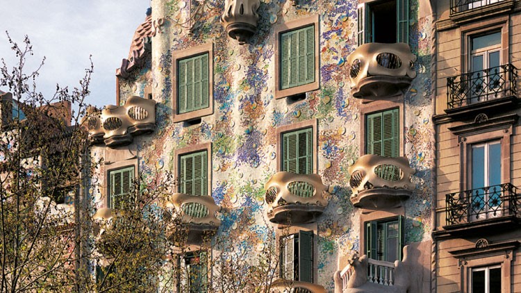 Fachada de la casa Batlló.