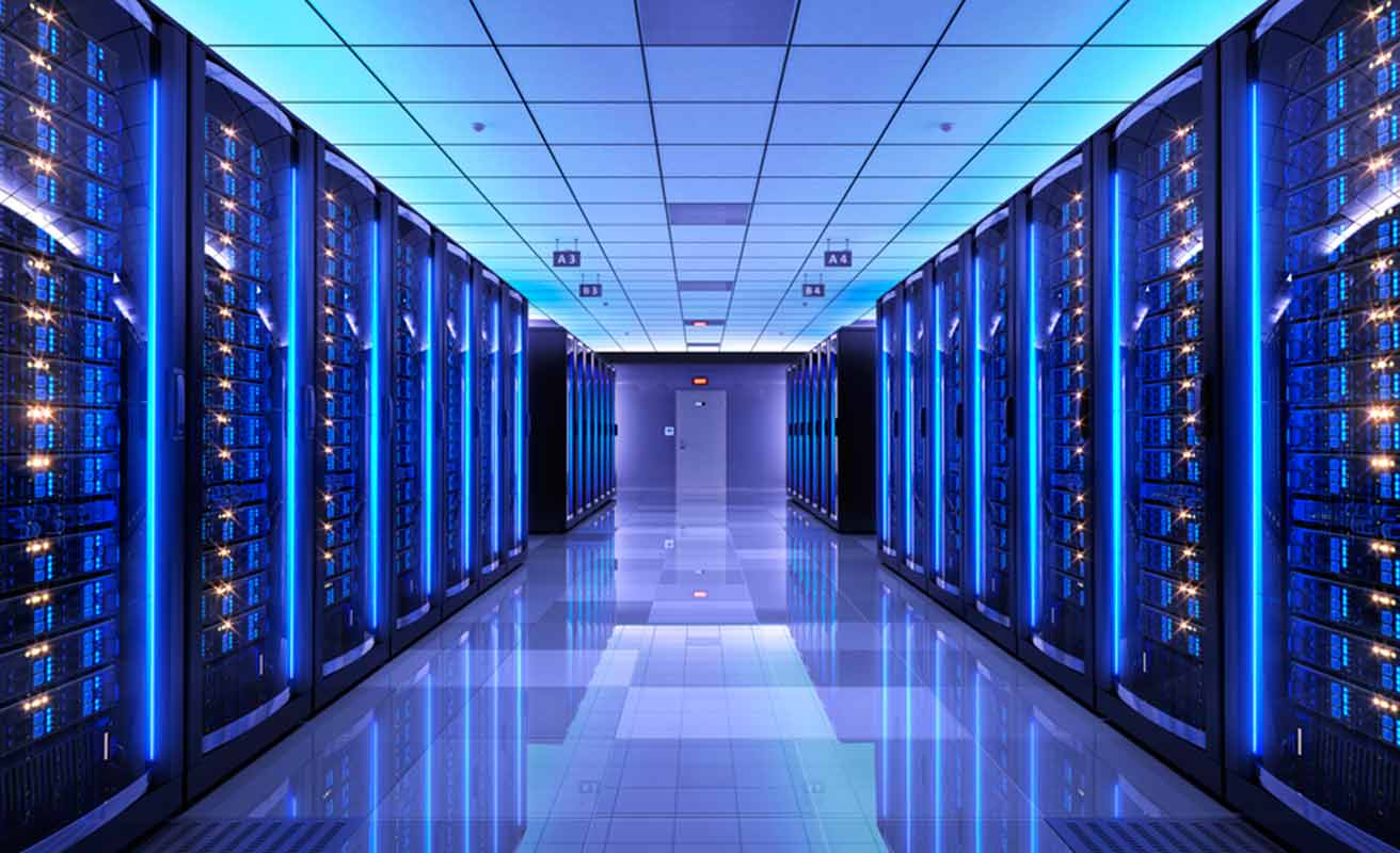 Servidores informáticos de un centro de datos.