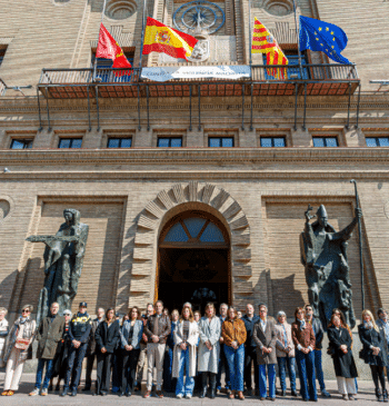 Aragón se moviliza contra el último crimen machista en Zaragoza