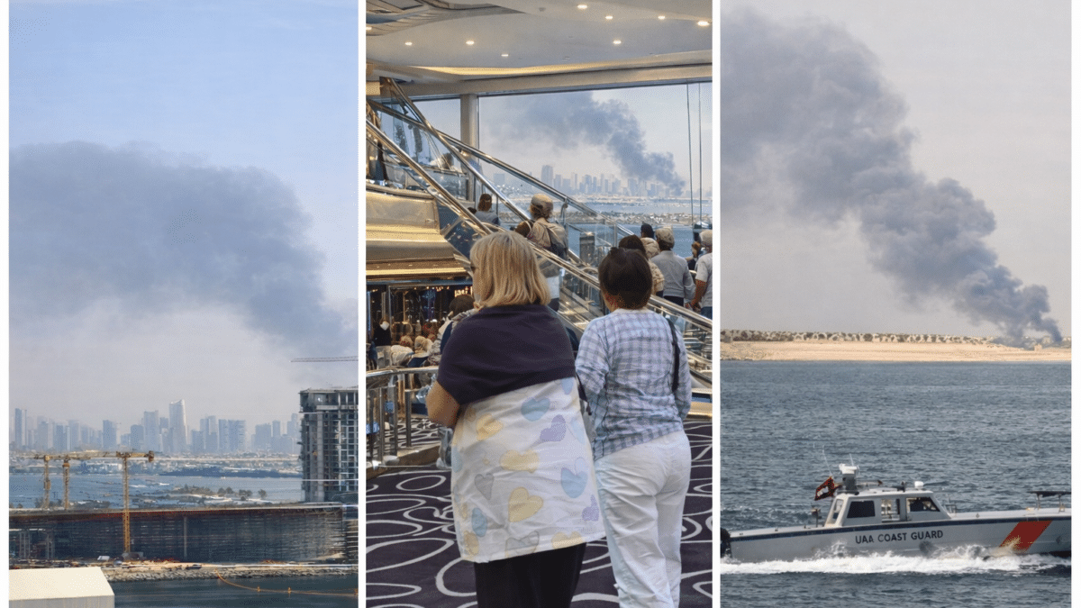 La angustia de unos españoles atrapados en un crucero en Dubái bajo la lluvia de misiles: “Nadie nos da una solución”