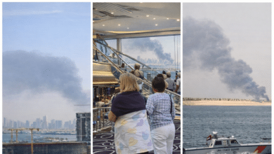 La angustia de unos españoles atrapados en un crucero en Dubái bajo la lluvia de misiles: “Nadie nos da una solución”