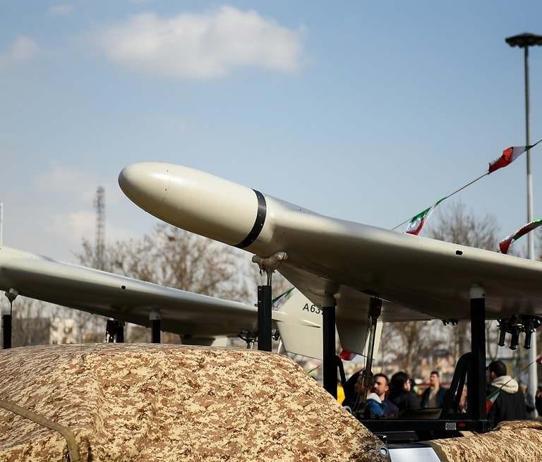 Los drones Shahed 136 iraníes de precisión "casi asombrosa" que "pueden ser fabricados con facilidad por cualquier aficionado al bricolaje"