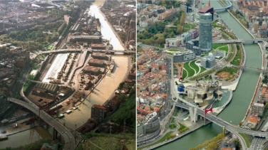 Del acero y los buques, al padel surf y los veleros en la Ría: Bilbao entierra su pasado industrial