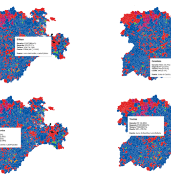 Resultados por municipios de las elecciones de Castilla y León