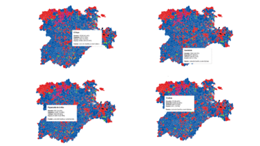 Resultados por municipios de las elecciones de Castilla y León