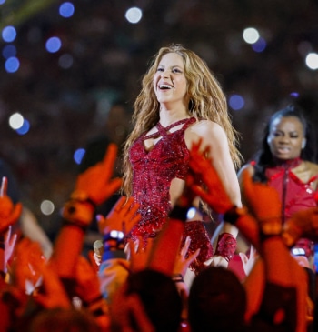 Imagen de Shakira en un concierto