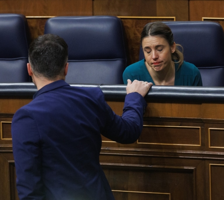 Rufián e Irene Montero, cartel de la izquierda