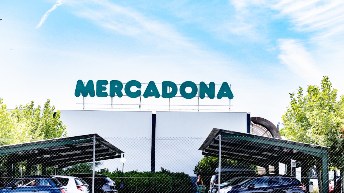 Exterior de un supermercado de Mercadona.