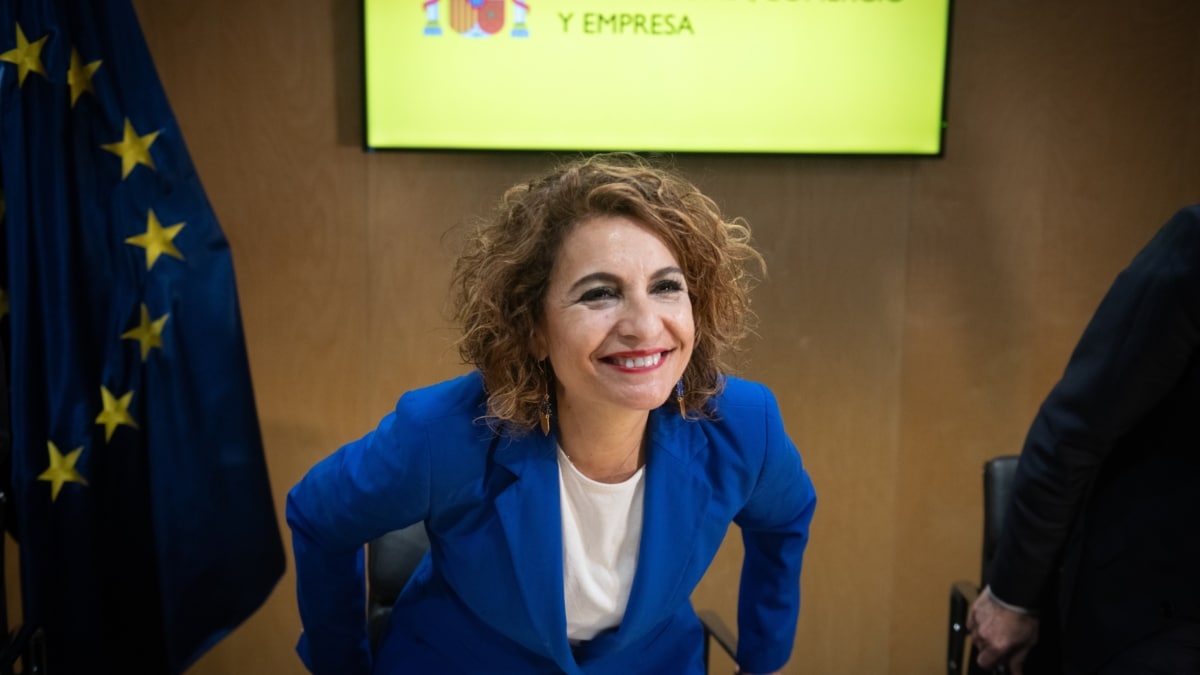 La vicepresidenta primera y ministra de Hacienda, María Jesús Montero.