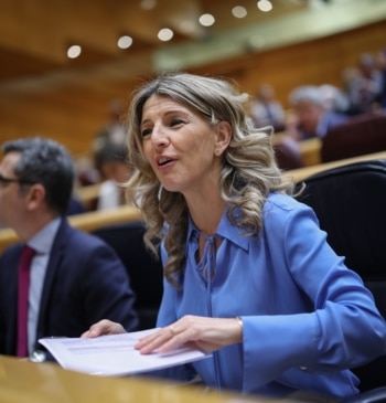 Yolanda Díaz responde que acudió a los Oscar para "defender la creación [...]