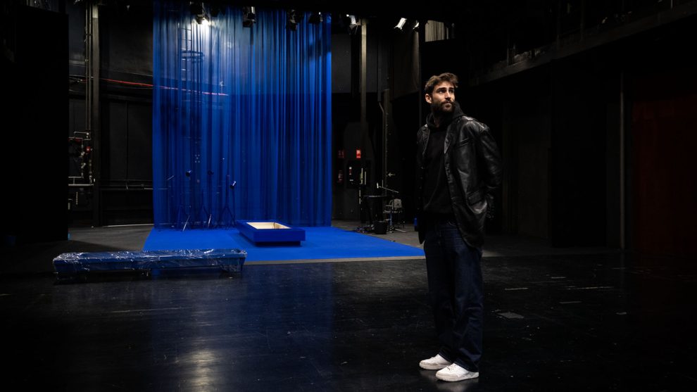 Fernando Guallar en el teatro de La Abadía