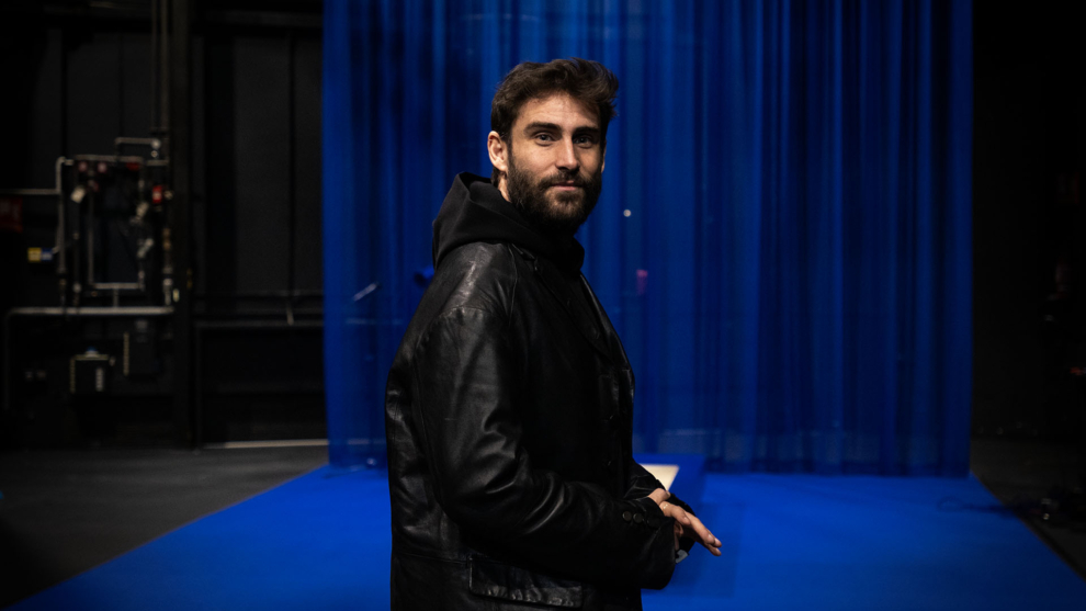 Fernando Guallar en el teatro de La Abadía