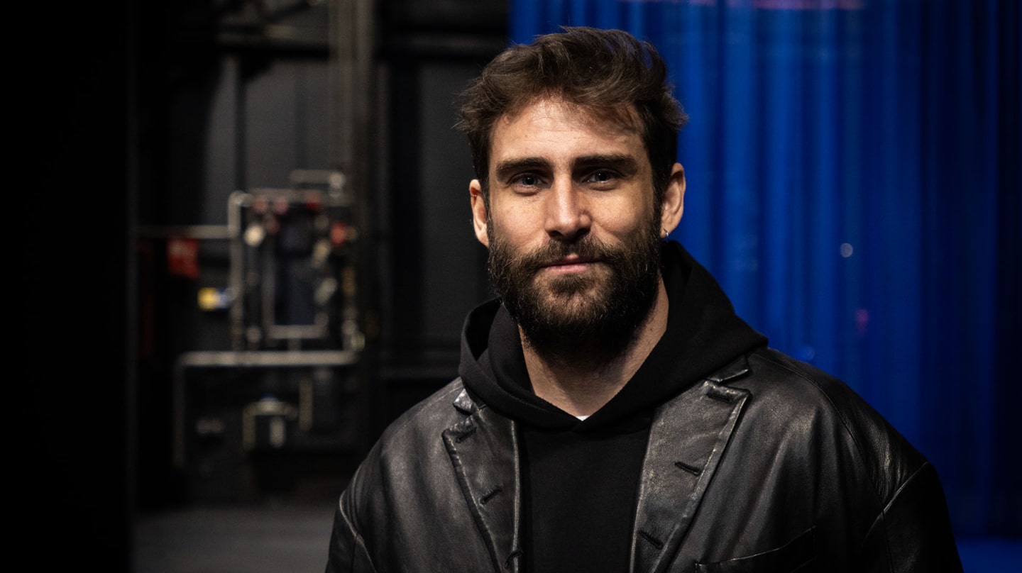 Fernando Guallar en el teatro de La Abadía