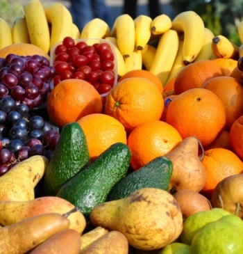 Frutas y verduras variadas