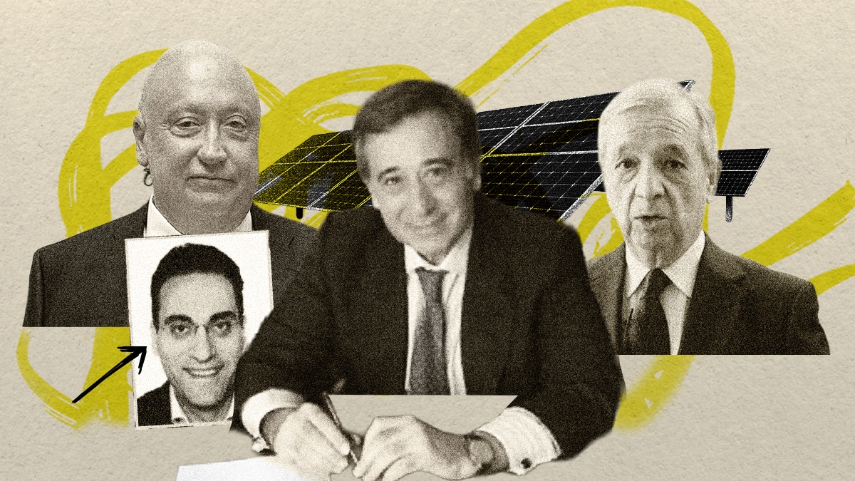 De izquierda a derecha: Fernando Samper, Roberto Pérez, Javier de Lucas y Eugenio Domínguez, investigados en el 'caso Forestalia'.