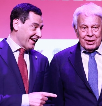 Juanma Moreno defiende a Felipe González frente a los insultos de parte [...]