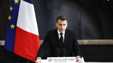 Macron anuncia el aumento del arsenal nuclear de Francia "a la altura del desafío" internacional