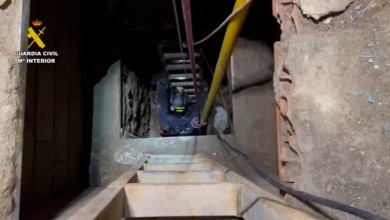 Raíles y pozos para guardar fardos: así son los 'narcotúneles' que usan para pasar droga de Marruecos a Ceuta