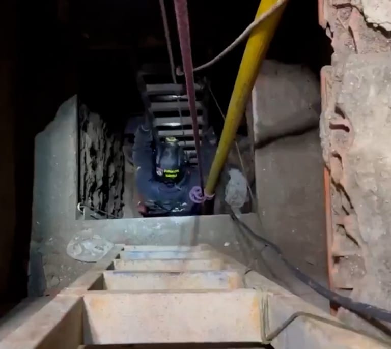 Raíles y pozos para guardar fardos: así son los 'narcotúneles' que usan para pasar droga de Marruecos a Ceuta