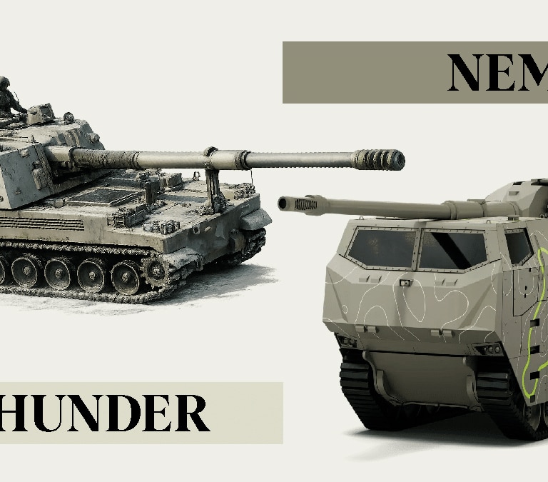 K9 vs Némesis: la batalla entre los dos 'gigantes de acero' por el megacontrato del blindado de cadenas