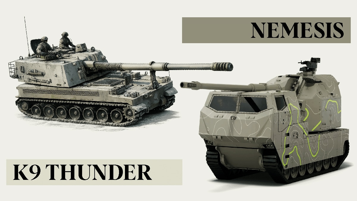 K9 vs Némesis: la batalla entre los dos 'gigantes de acero' por el megacontrato del blindado de cadenas