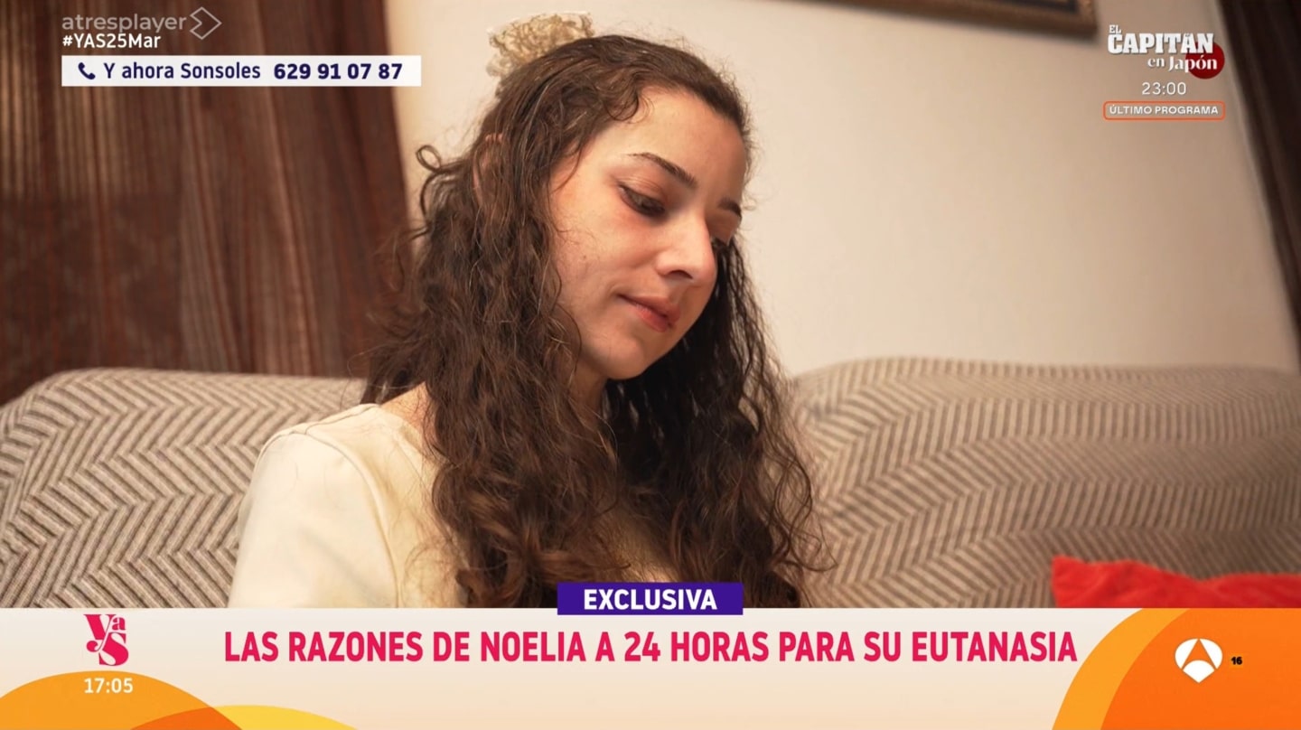 Noelia, de 25 años, recibe la eutanasia tras 20 meses de batalla judicial por la oposición de su padre