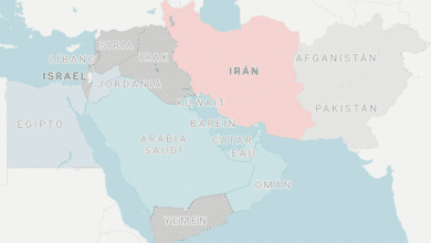 La guerra contra Irán en mapas