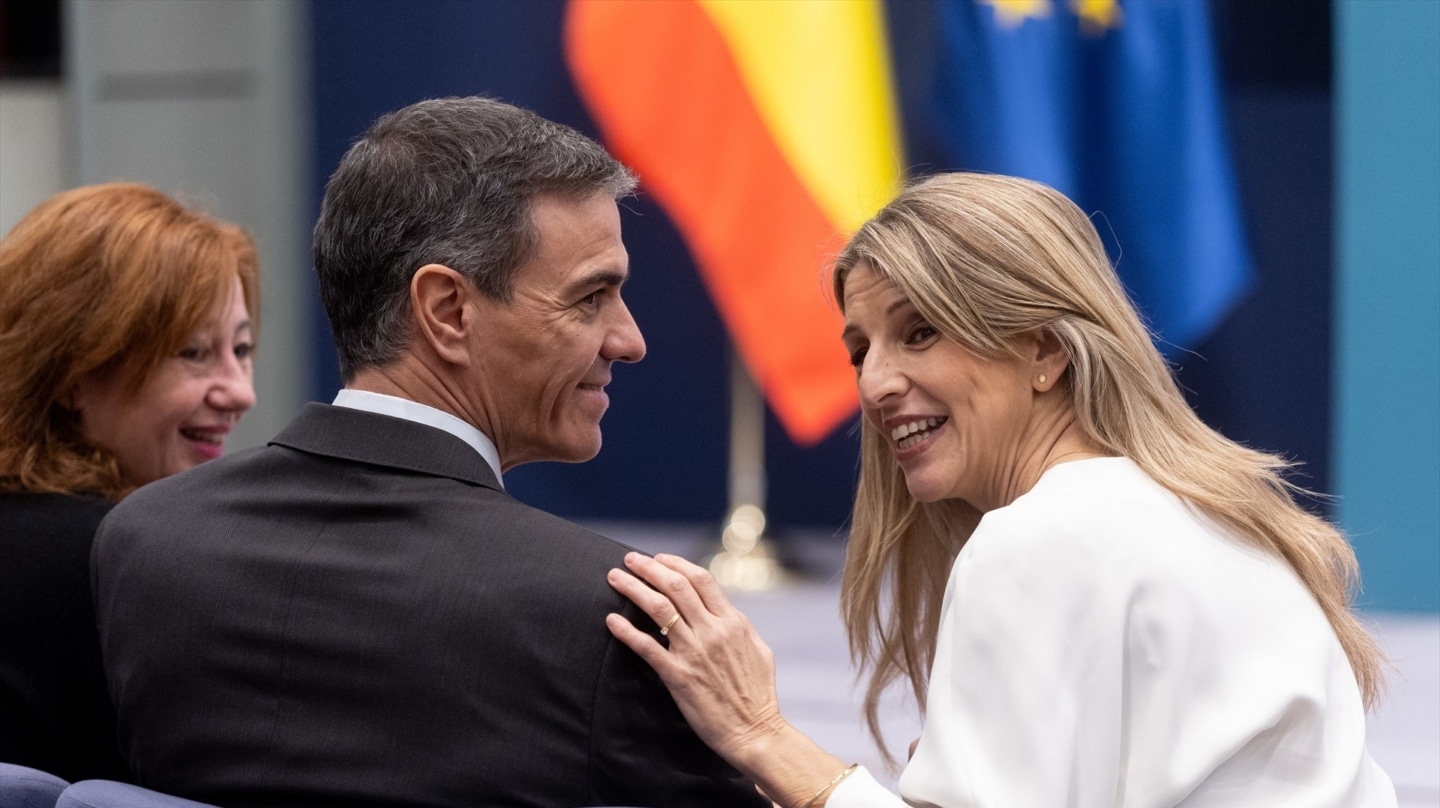 Pedro Sánchez y Yolanda Díaz.